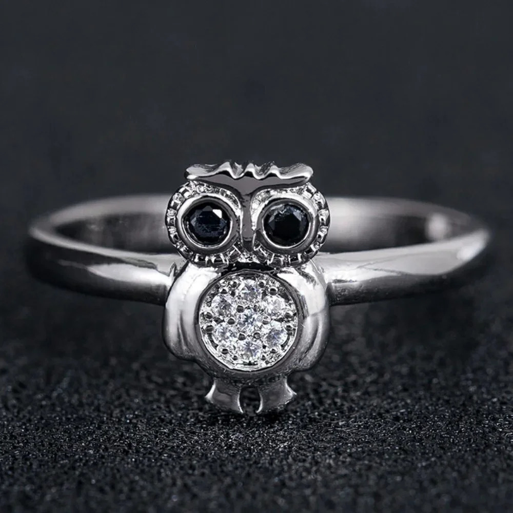 925 Silver Plated 3a Cz Cute Ring For Men Women Fb16fa1042